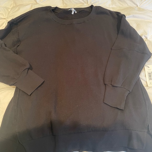 Three Dots Tops - Oversized sweatshirt in black